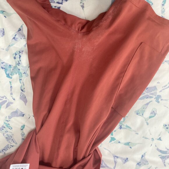 Nike Womens Bliss Luxe Exercise Tennis Dress w/ Built-in Bra/Shorts XS Pink - Picture 3 of 7